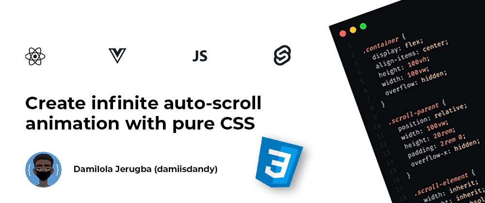 Create infinite auto-scroll animation with pure CSS