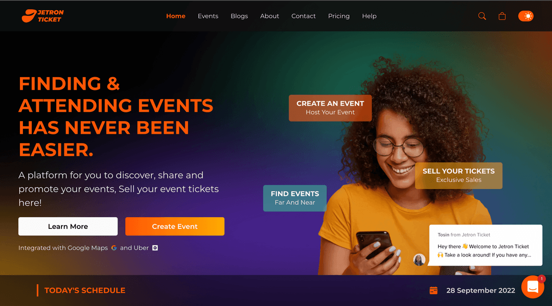 A platform for you to discover, share and promote your events.